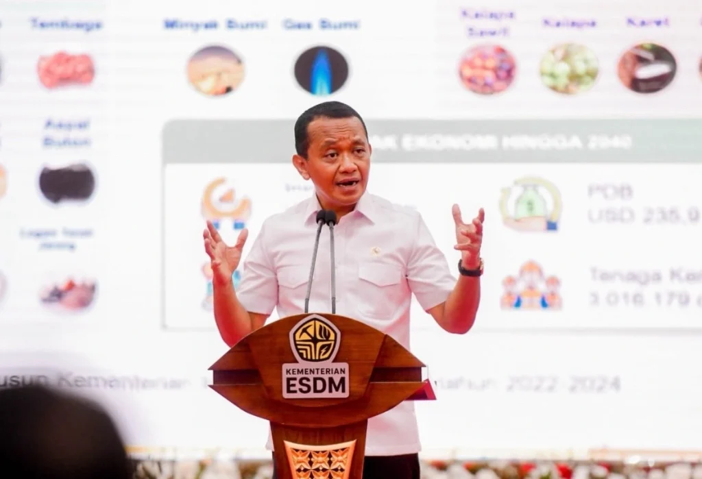 Menteri Energi dan Sumber Daya Mineral (ESDM), Bahlil Lahadalia