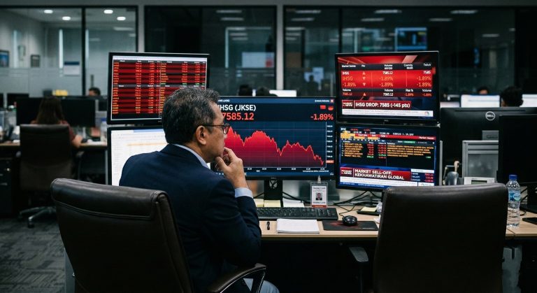 Pergerakan IHSG hari ini dipengaruhi sentimen global dan pelemahan rupiah