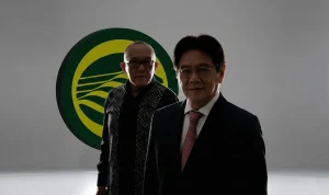 Grafik laba bersih BUMI naik 20 persen di 2025 didukung sektor mineral emas dan tembaga.